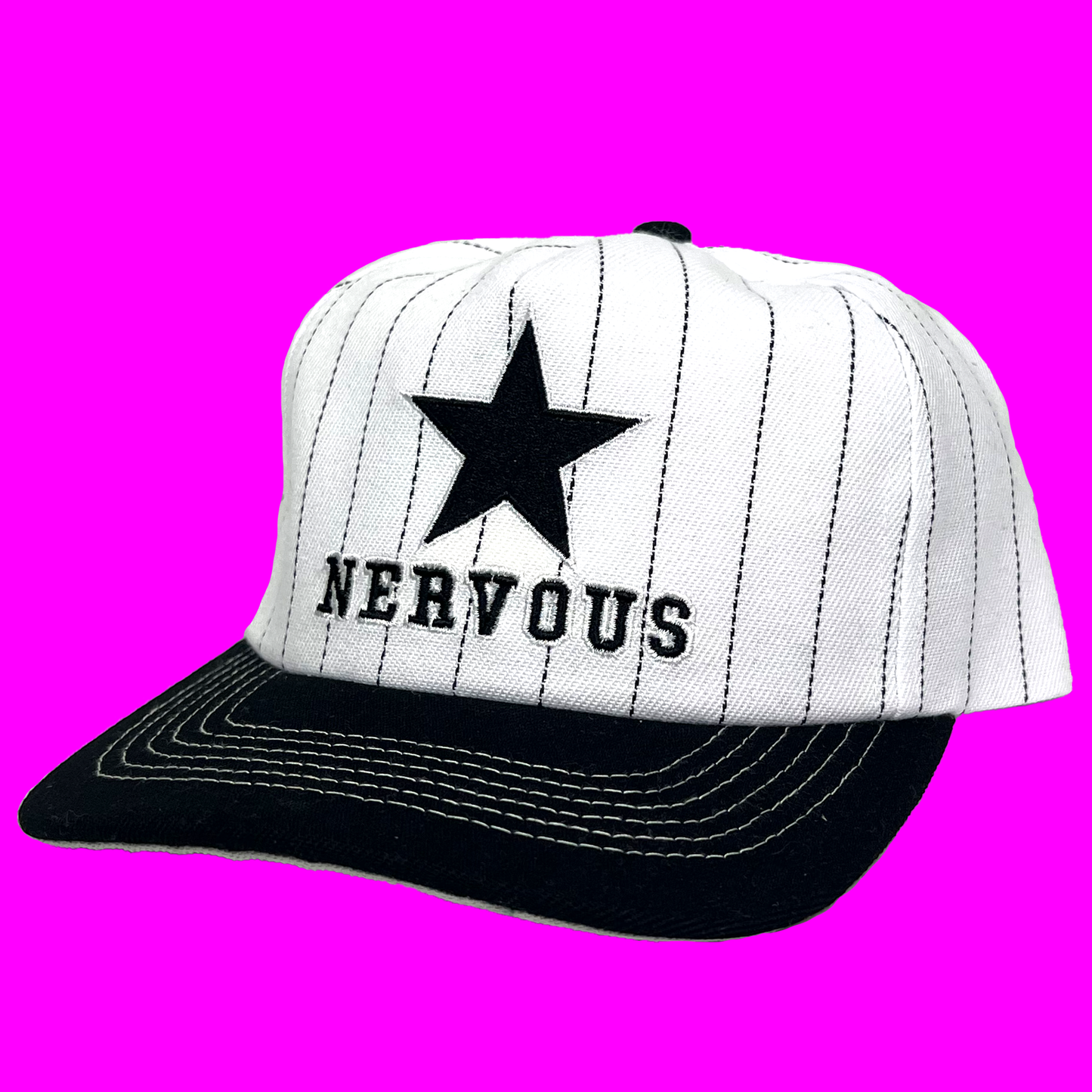 Nervous Pin Stripe Snapback