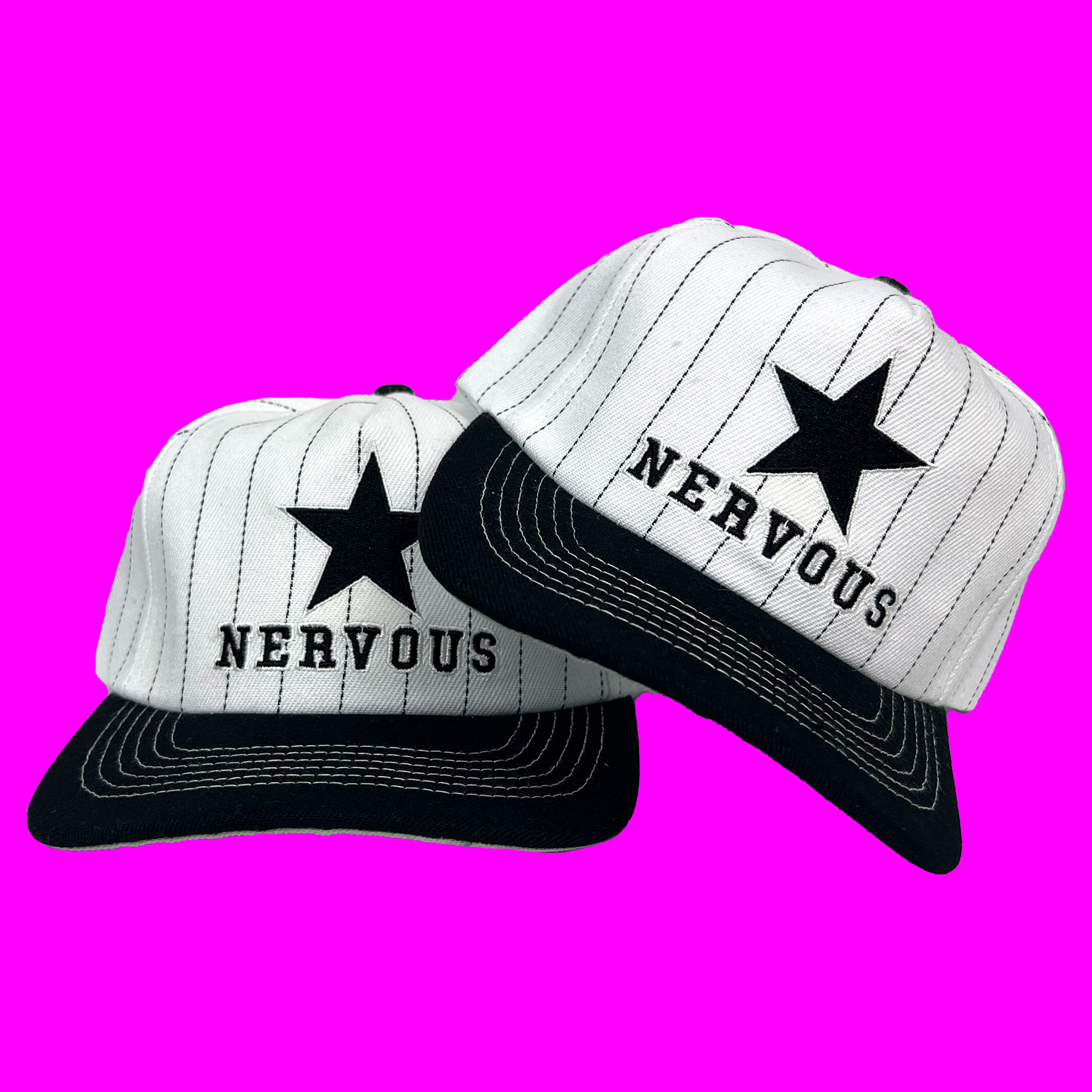 Nervous Pin Stripe Snapback