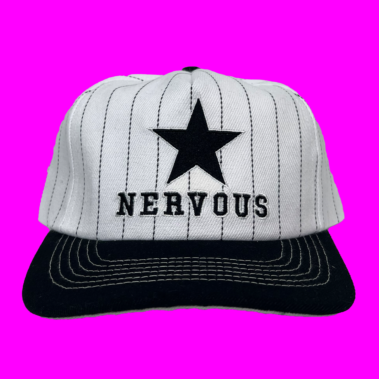 Nervous Pin Stripe Snapback